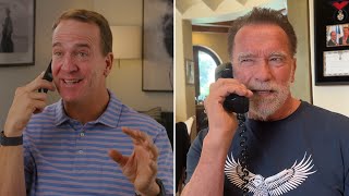 Peyton Manning Welcomes Arnold Schwarzenegger to the ManningCast [upl. by Kotick]