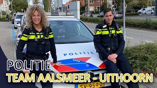 Politie  Team Aalsmeer  Uithoorn  Burenruzie Ongeval ruzie met een knuppel en meer [upl. by Gujral]