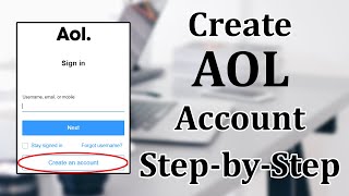 How to Create a AOL Mail Account for Free  2021 [upl. by Snowman]