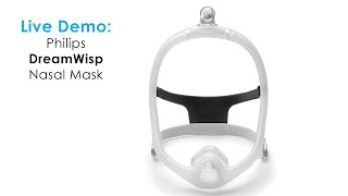 Philips Respironics DreamWisp Nasal CPAP Mask Overview [upl. by Eelyahs]