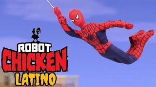 Spiderman y su sentido arácnido  Marvel  Robot Chicken Español Latino [upl. by Oiril]