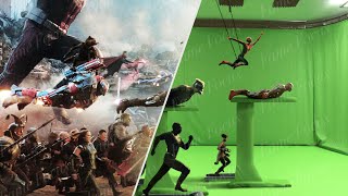 Avengers Endgame Without the VFX  Part 1 Cinesite VFX Breakdown [upl. by Ejrog]