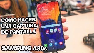 SAMSUNG A30s 👍Cómo Hacer una Captura Screenshot FÁCIL 📲 OrientadorMovil [upl. by Airdnat]