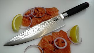 Couteau de Chef Japonais quotGYUTOquot de chez Kotai [upl. by Ellehsad575]