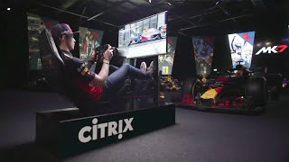 Citrix Virtual Lap Max Verstappen at the Monaco Grand Prix [upl. by Schreibman]