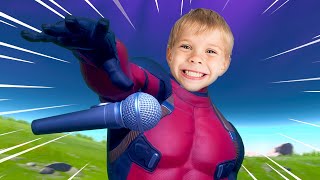 The CUTEST Kid RAPS and SINGS In Fortnite Battle Royale Chapter 2 Season 2 Funny Moments [upl. by Phyllys]