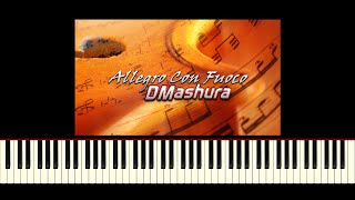 DM Ashura  Allegro Con Fuoco FULL SONG piano edit [upl. by Pirali]