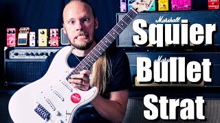 Squier Bullet Stratocaster The Cheapest Squier Strat [upl. by Pleasant23]