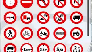 les panneaux de signalisation  interder [upl. by Chadd]