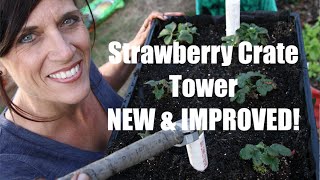 How to Build a Strawberry Crate Tower NEW AND IMPROVED [upl. by Adgam]