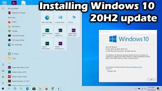 How to Install Windows 10 20H2 October Update [upl. by Connel]