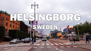 Helsingborg Sweden  Driving Tour 4K [upl. by Wilburt]