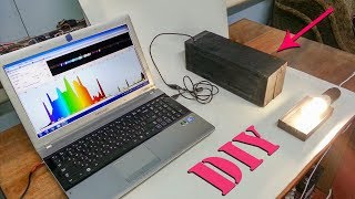 How to Make DIY Spectrometer  Optical spectrum analyzer  Light analysis [upl. by Dmitri440]