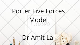 Porter Five forces Model  Strategic Management  NTA UGC NET Management [upl. by Adis]