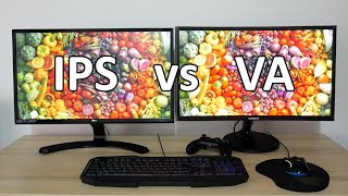 Monitor LG IPS vs Samsung VA Comparación lado a lado [upl. by Anu335]