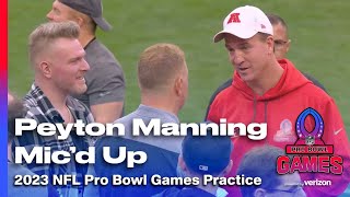 Peyton Manning mic’d up with team AFC [upl. by Amann]