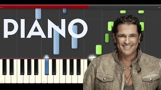 Carlos Vives Sebastian Yatra Robarte un Beso Piano Midi tutorial Sheet app Cover Karaoke [upl. by Ysirhc]