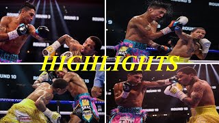 Gervonta Davis vs Mario Barrios Highlights HD [upl. by Enirol]