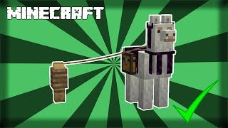 HOW TO TAME A LLAMA IN MINECRAFT 115 [upl. by Leahcimluap]