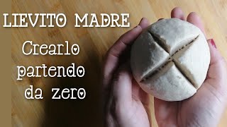 LIEVITO MADRE come crearlo partendo da zero [upl. by Ttevy]