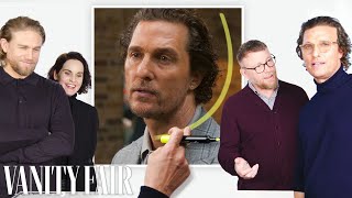 Matthew McConaughey Guy Ritchie amp Cast of The Gentlemen Break Down a Scene  Vanity Fair [upl. by Oibirot]