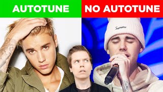 Comparing Singers With amp Without Autotune Justin Bieber Demi Lovato amp MORE [upl. by Wallford166]