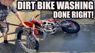 Dirt Bike Washing Done Right [upl. by Davison844]