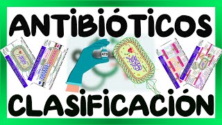 ANTIBIÓTICOS CLASIFICACIÓN Y MECANISMO DE ACCIÓN  GuiaMed [upl. by Nahsrad]