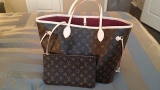 Louis Vuitton  Up Close and Personal The quotNewquot Neverfull MM [upl. by Alemat]