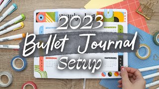 My 2023 Bullet Journal Setup [upl. by Eiffub733]