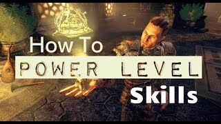 ESO Leveling Guide How to Level Up Skills FAST in The Elder Scrolls Online [upl. by Lezti]