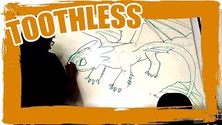 Como Dibujar a CHIMUELO 🐉 DesdentadoToothless [upl. by Hilar119]