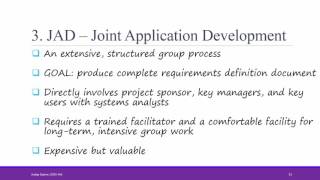 Systems Analysis amp Design  Ch 3  Requirement Gathering Techniques [upl. by Candice]