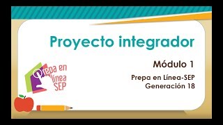 Proyecto integrador  Modulo 1 [upl. by Sitruc]