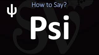 How to Pronounce Psi CORRECTLY  ψ Greek Alphabet Pronunciation [upl. by Jacqui]