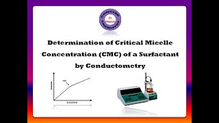 Determination of Critical Micelle Concentration CMC of a Surfactant by Conductometry [upl. by Glaser50]