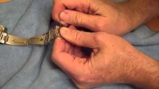 How To Resize And Adjust A Metal Watch Band [upl. by Ecirpak]