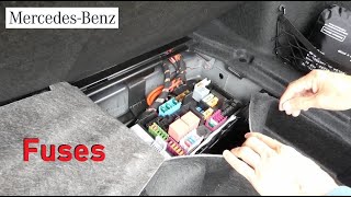 MercedesBenz Fuse Box Location and Diagrams CClass C300 W205 W206 [upl. by Hnil846]