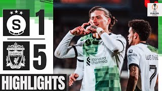 Darwin Nunez Double  Sparta Prague 15 Liverpool  Highlights [upl. by Socha]