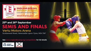 England Boxing National Schools Championships 2021  Day 1  RING A [upl. by Kegan]