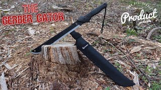 Gerber Gator Machete  Black w Nylon Sheath 31000758 Review [upl. by Sewel]