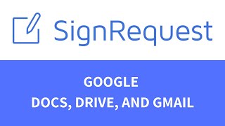 Electronic Signature for Google Docs Drive and Gmail [upl. by Nosduh]