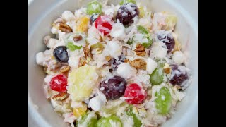 AMBROSIA SALAD  Classic FRUIT DISH  DIY Demonstration [upl. by Ranson]