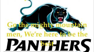 Penrith Panthers theme song Lyrics NRL SingALong [upl. by Sterne]