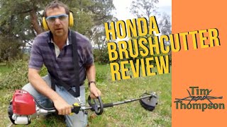 Honda 4 Stroke Brushcutter Review [upl. by Lamhaj]