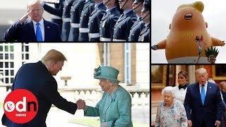 Funny moments you missed from Donald Trumps state visit [upl. by Juster590]