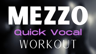 Daily MEZZO SOPRANO Vocal Exercises Improve Your RANGE [upl. by Marou]