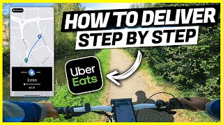 How to deliver Uber Eats STEP BY STEP Tutorial [upl. by Diandre]