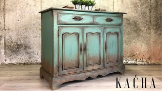 Creating a Rustic Aged look Painting Furniture with Chalk Paint [upl. by Avivah]