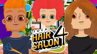 Toca Hair Salon 4 Part 1  Lily amp Dad Smart Apps for Kids [upl. by Ellatsyrc]